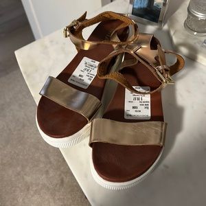 MIA Rose Gold Platform Sandal